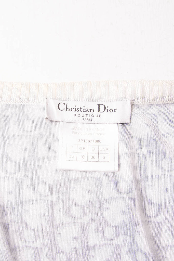 Christian Dior Monogram Zip Up Top - irvrsbl