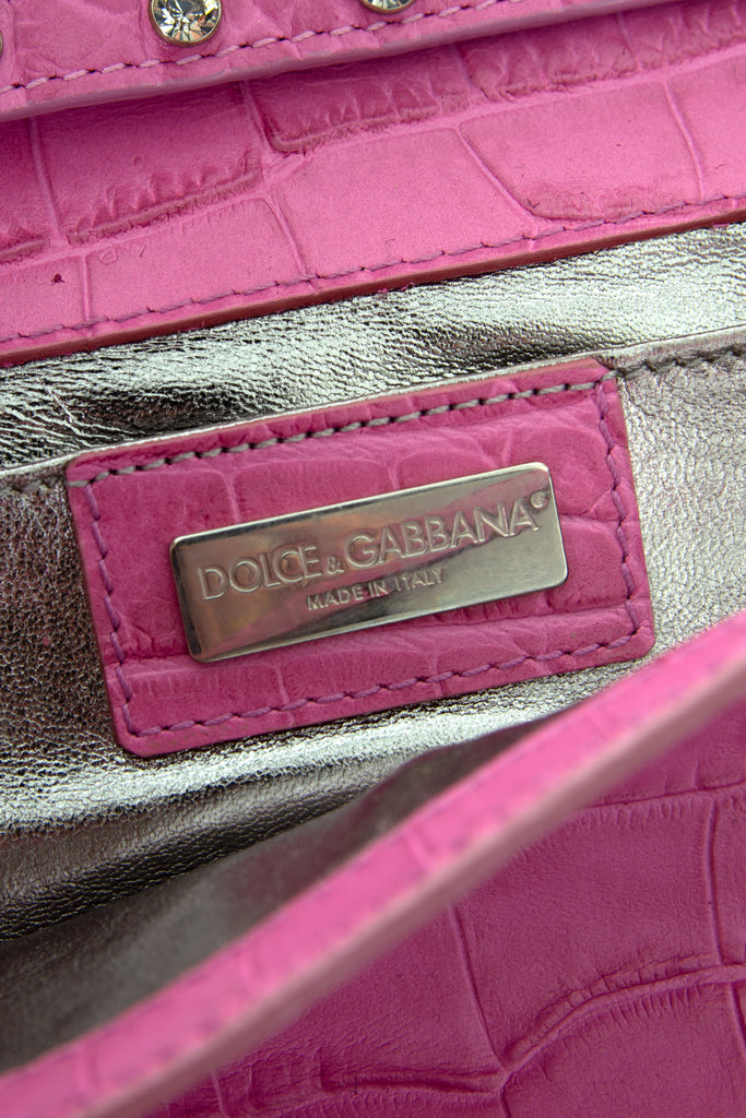 Dolce and GabbanaPink Studded Bag- irvrsbl