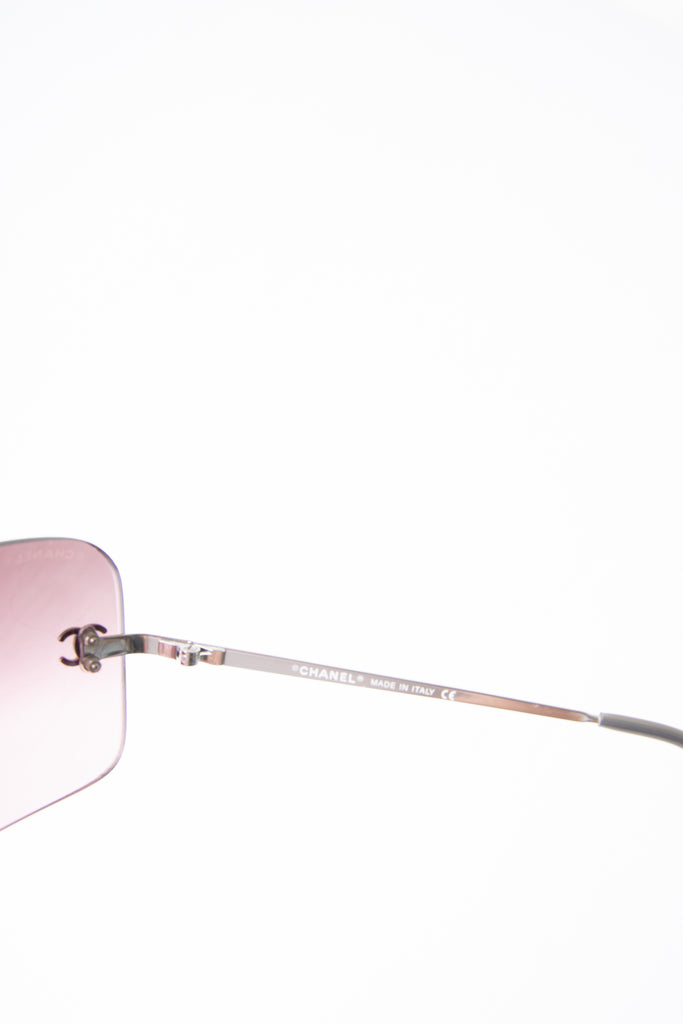 Chanel c. 124/7E Reflective Sunglasses with CC Detail - irvrsbl