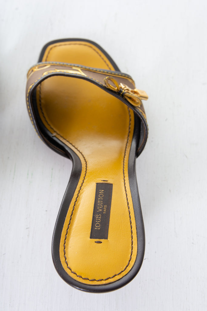 Louis VuittonMonogram Print Heels- irvrsbl