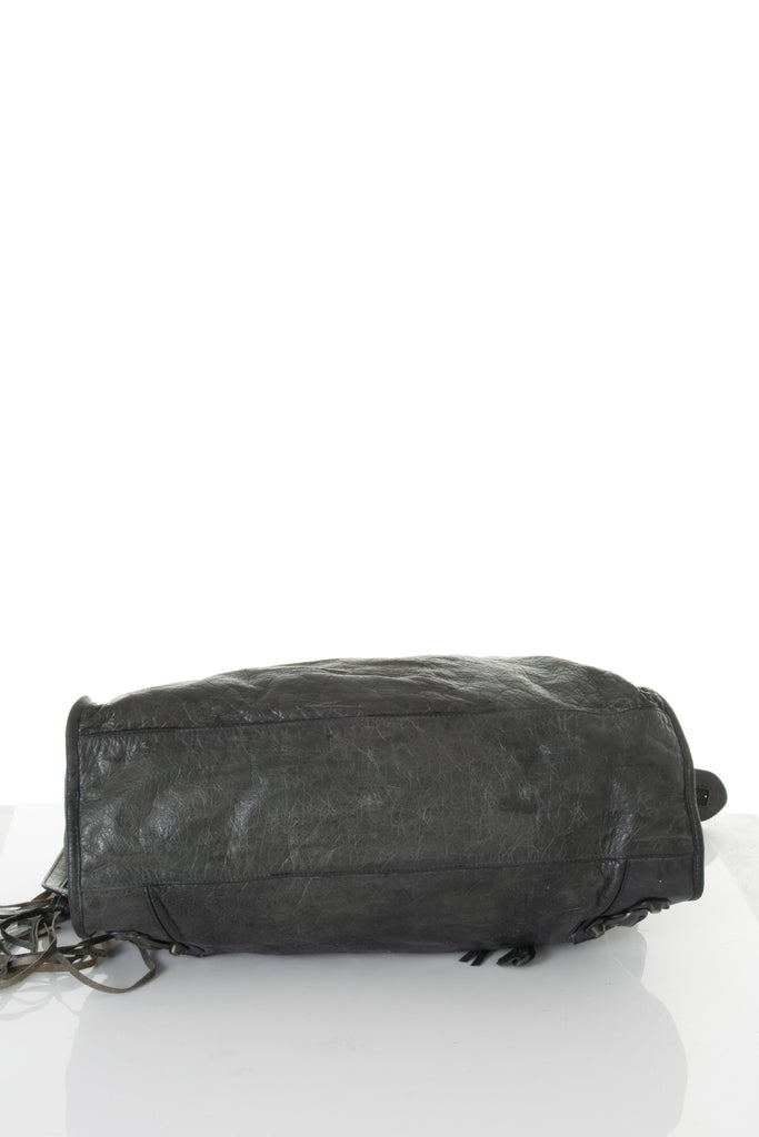 Balenciaga Motorcycle Bag in Dark Grey - irvrsbl