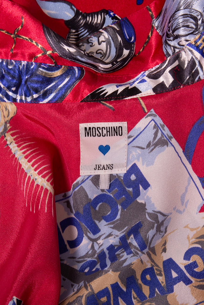 Moschino Garbage Print Shirt - irvrsbl