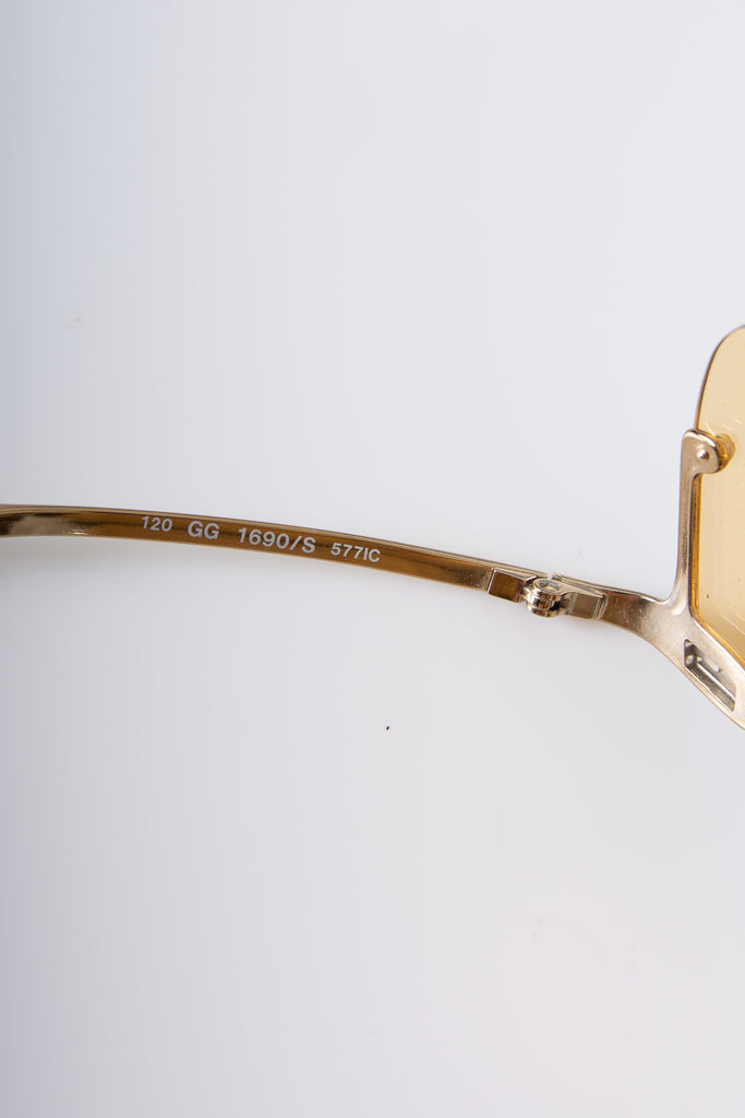 Gucci Gold Iridescent Sunglasses - irvrsbl