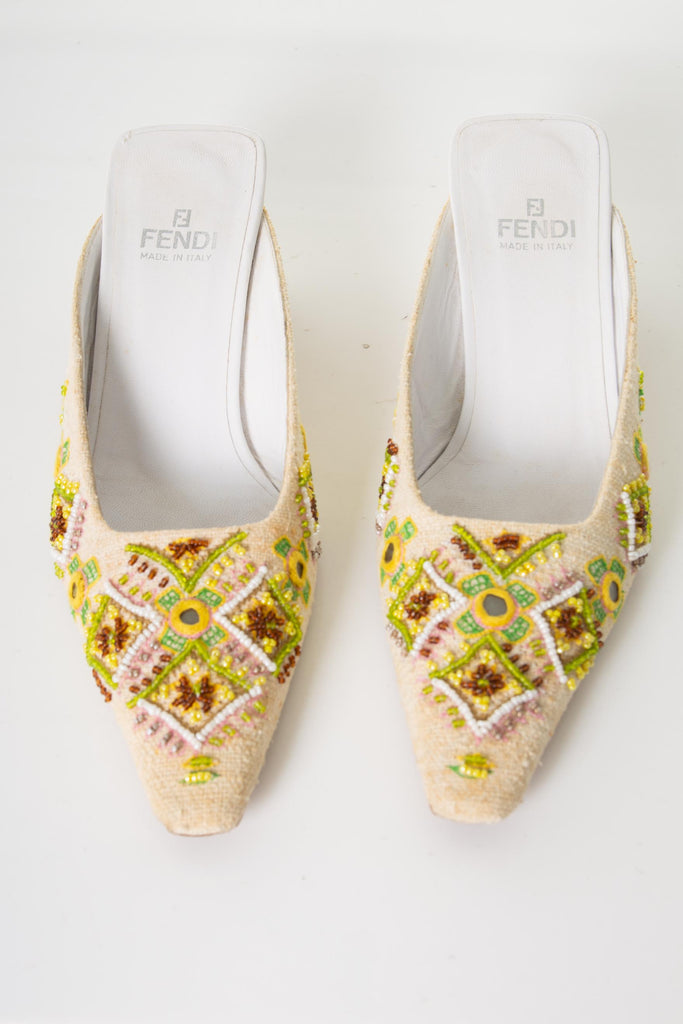 Fendi Beaded Shoes 7.5 - irvrsbl
