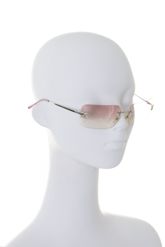 Chanel Y2k Crystal Sunglasses - irvrsbl