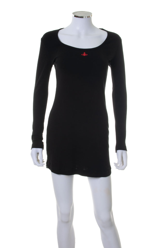 Vivienne Westwood Orb Long Sleeve Mini Dress - irvrsbl