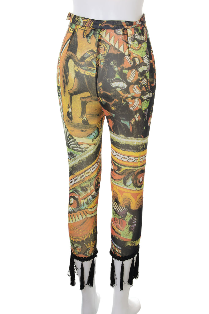Dolce and Gabbana Printed Tassel Pants - irvrsbl