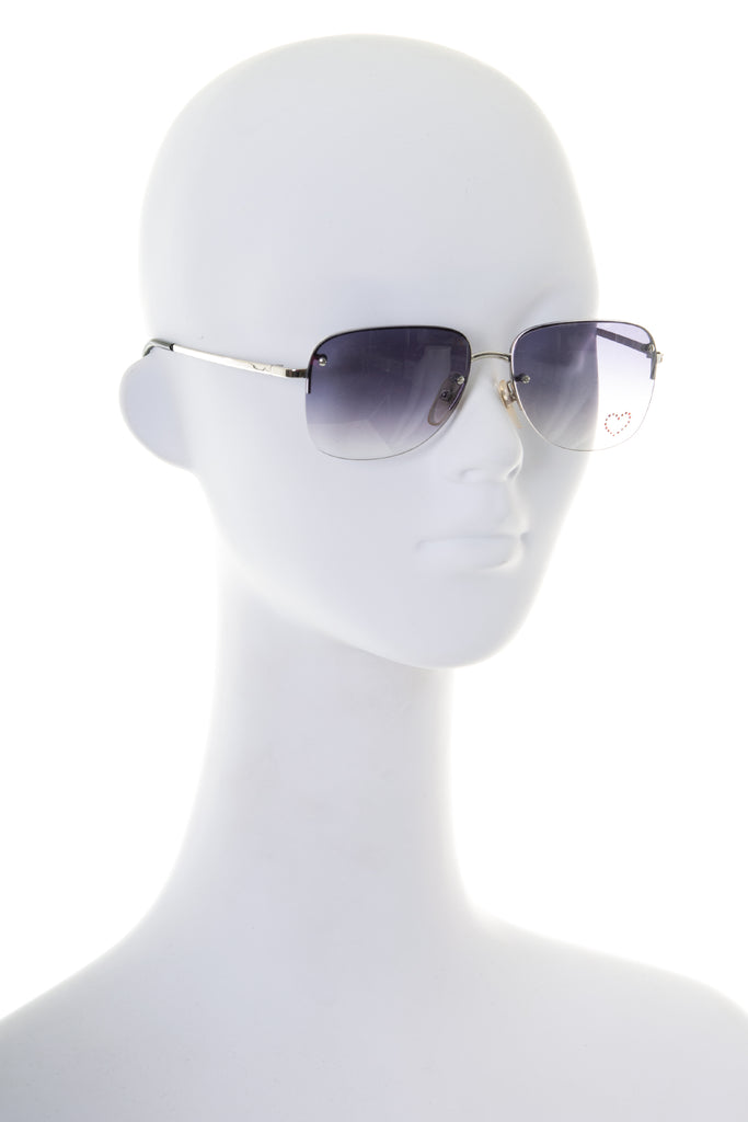 Chloe Heart Strass Sunglasses - irvrsbl