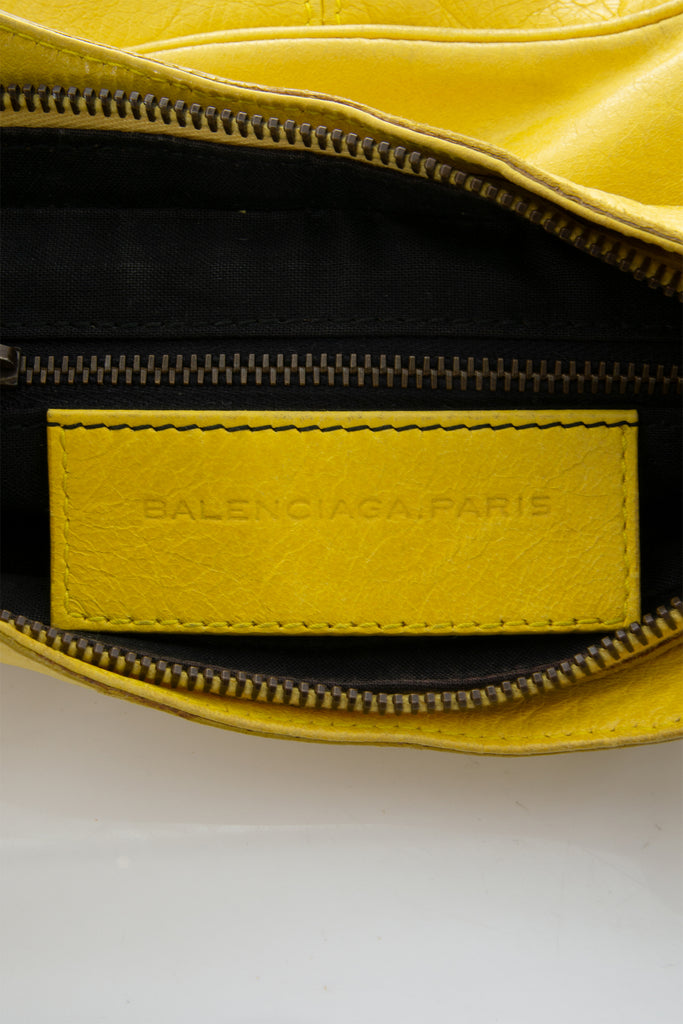 Balenciaga Mini Motorcycle Bag in Yellow - irvrsbl