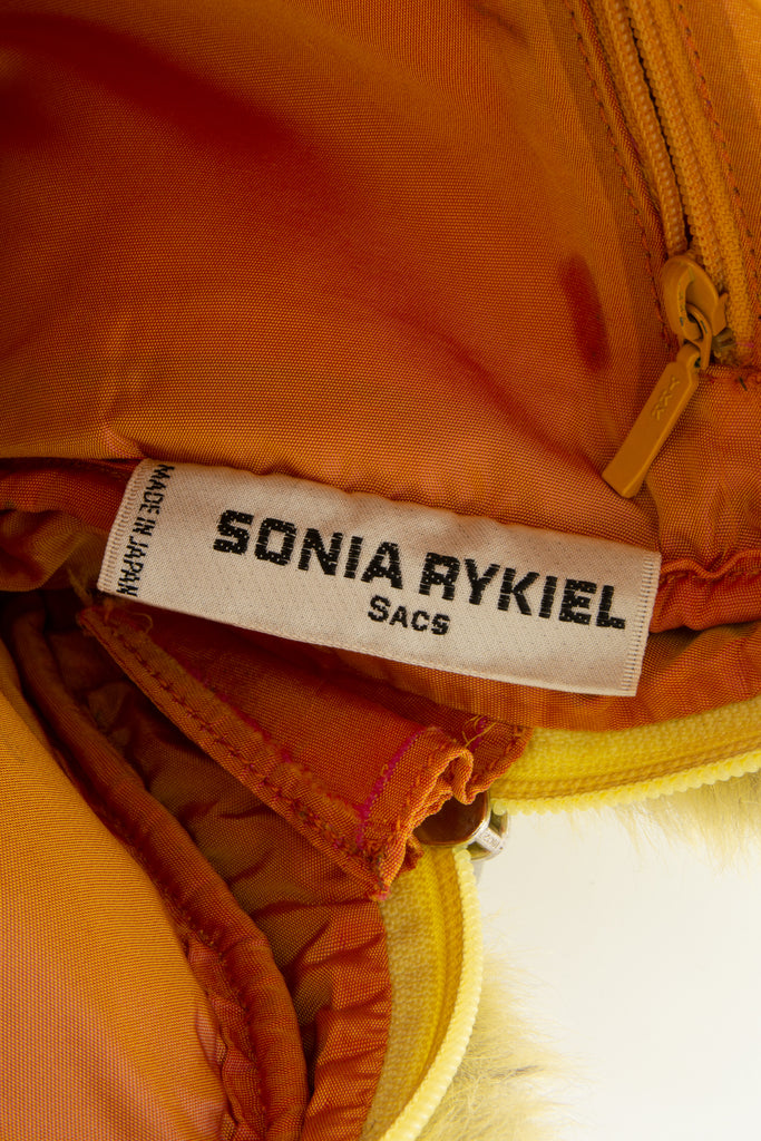 Sonia Rykiel Green Fur Bag - irvrsbl