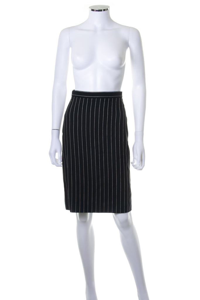 VersacePinstripe Skirt Suit- irvrsbl