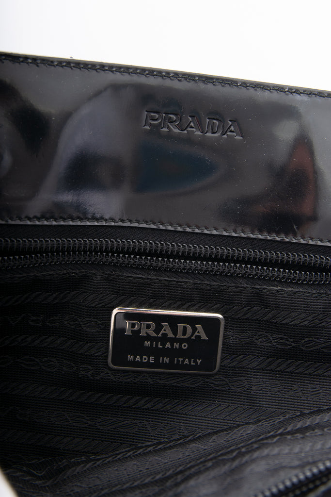 Prada Patent Bag with Clear Handle - irvrsbl