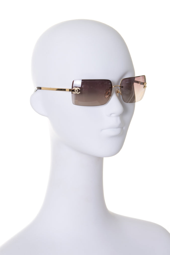 Chanel Swarovski Sunglasses - irvrsbl