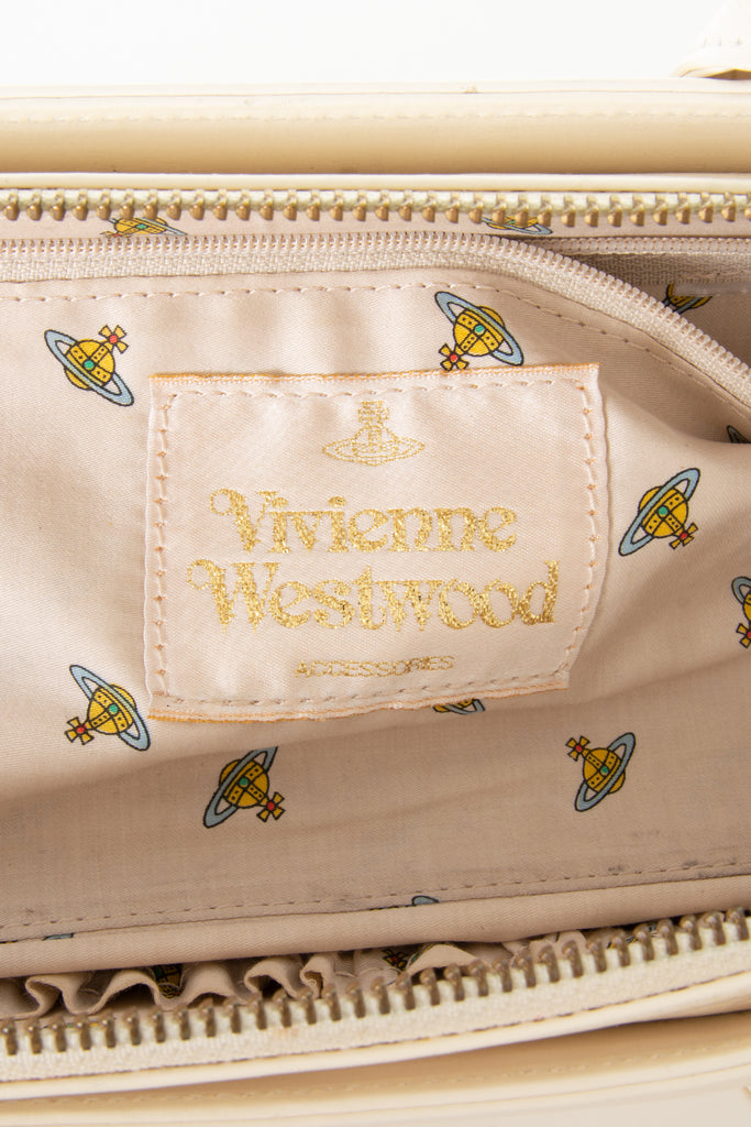 Vivienne Westwood Orb Bag in White - irvrsbl