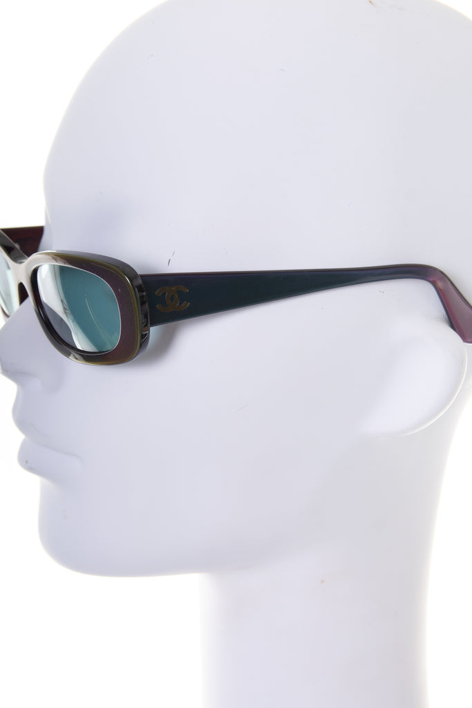 ChanelBlue Ombre Sunglasses- irvrsbl