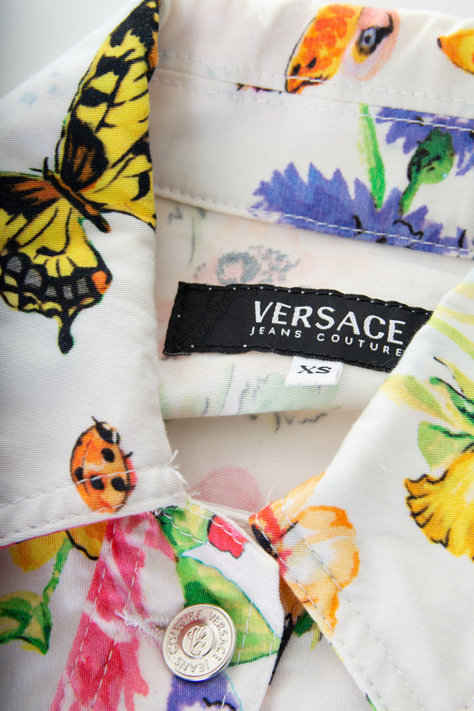 Versace Butterfly Print Jacket - irvrsbl