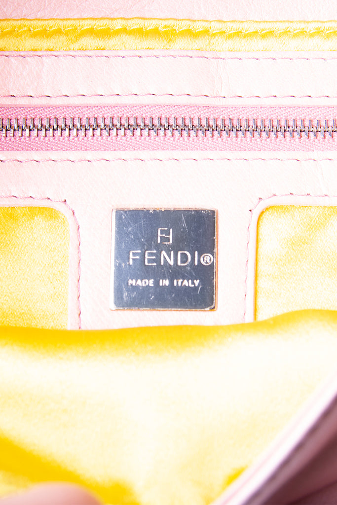 Fendi Pink Leather Baguette - irvrsbl