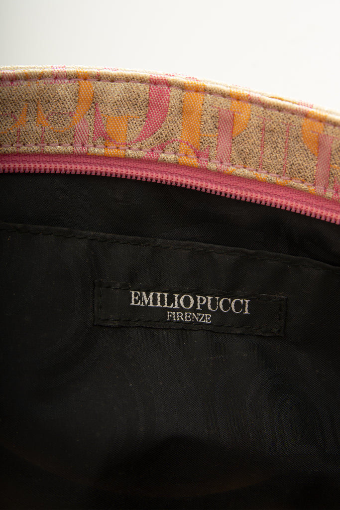 Emilio Pucci Metallic Spellout Bag - irvrsbl