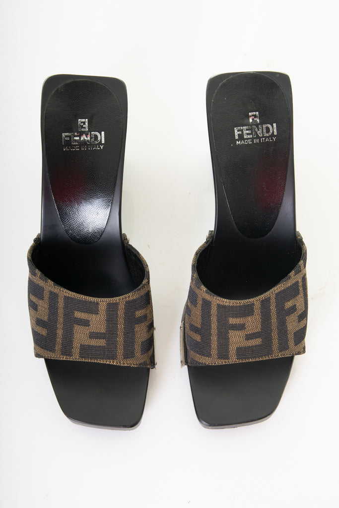 Fendi Monogram Heels - irvrsbl