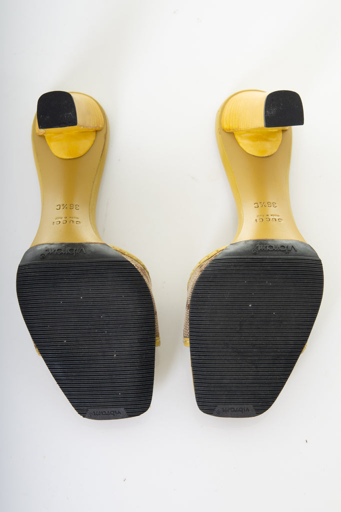 GucciMonogram Heels 36.5- irvrsbl