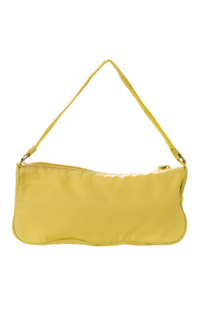 Prada Nylon Handbag in Yellow - irvrsbl