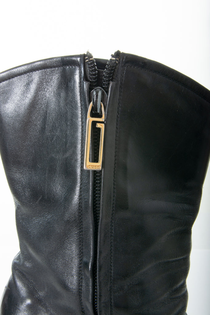 Gucci Black Leather Boots - irvrsbl