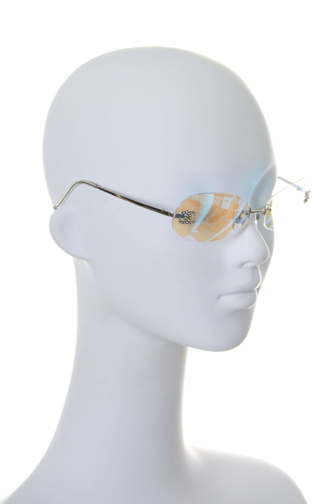 ChanelIridescent Swarovski Sunglasses- irvrsbl