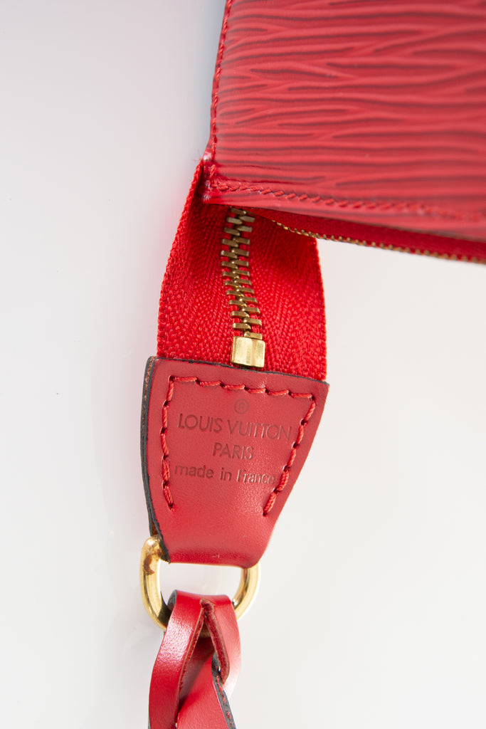 Louis Vuitton Epi Pochette in Red - irvrsbl