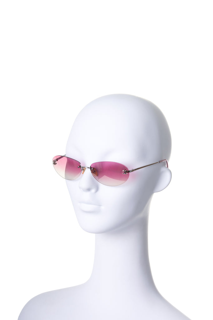 Chanel Ombre Rimless CC Sunglasses - irvrsbl