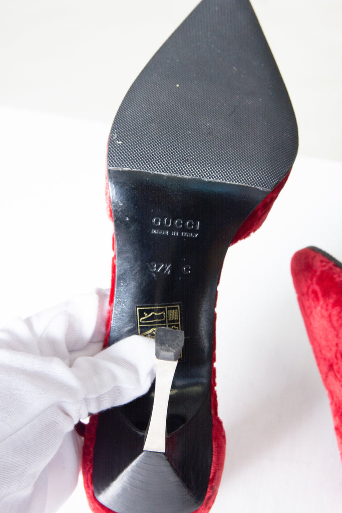 Gucci Tom Ford Monogram Heels - irvrsbl