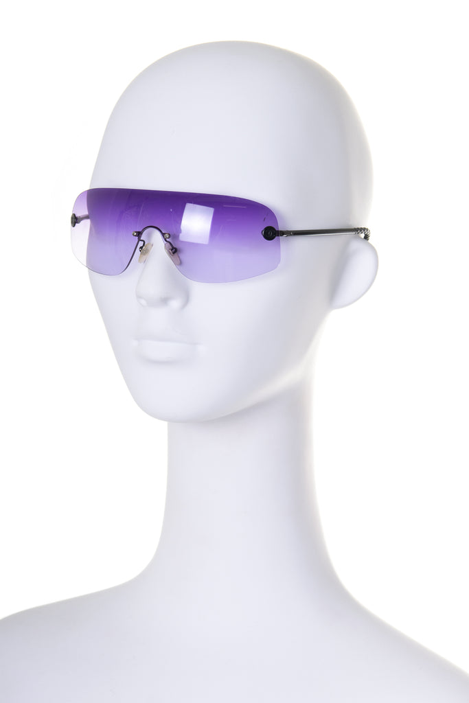 ChanelShield Sunglasses in Purple- irvrsbl