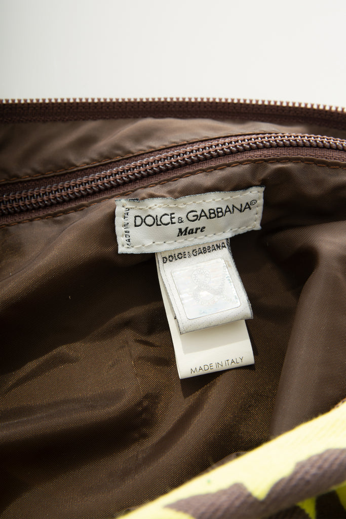 Dolce and Gabbana Neon Zebra Print Bag - irvrsbl