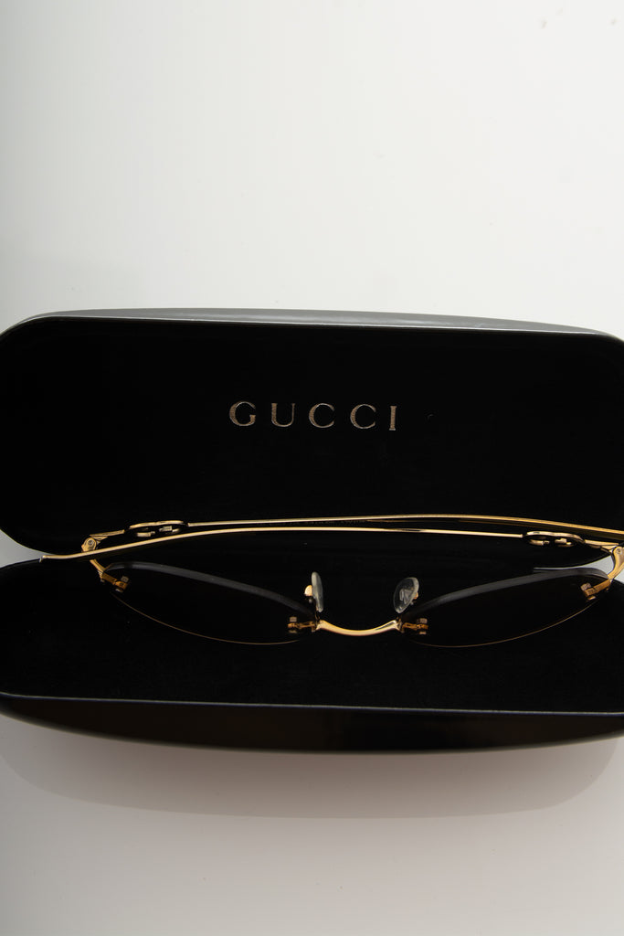 Gucci Logo Sunglasses - irvrsbl