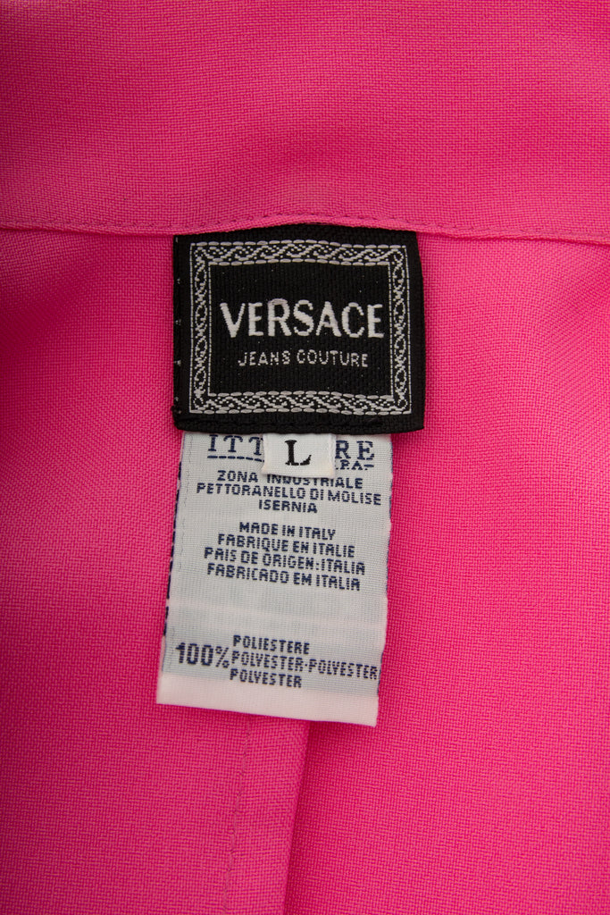 VersaceCropped Pink Jacket- irvrsbl
