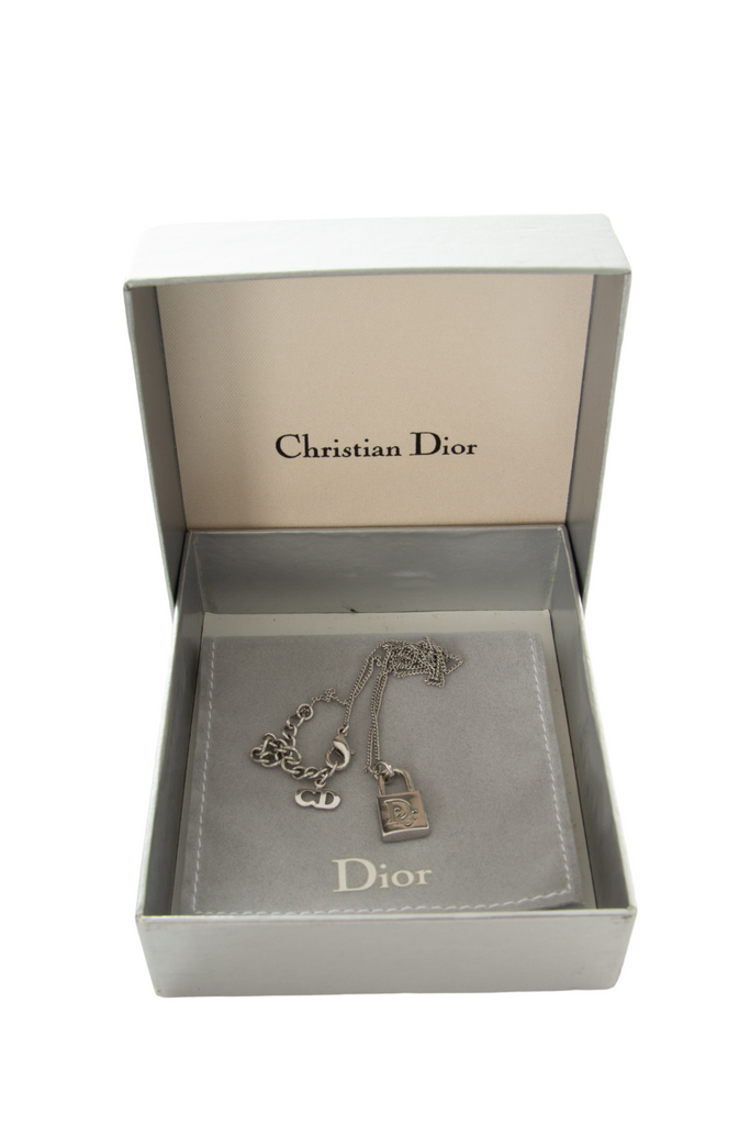 Dior Lock Pendant Necklace - irvrsbl