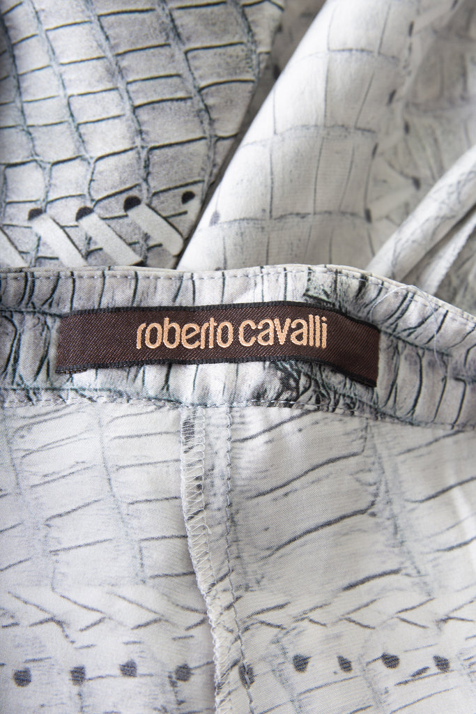 Roberto Cavalli Silk Print Pants - irvrsbl