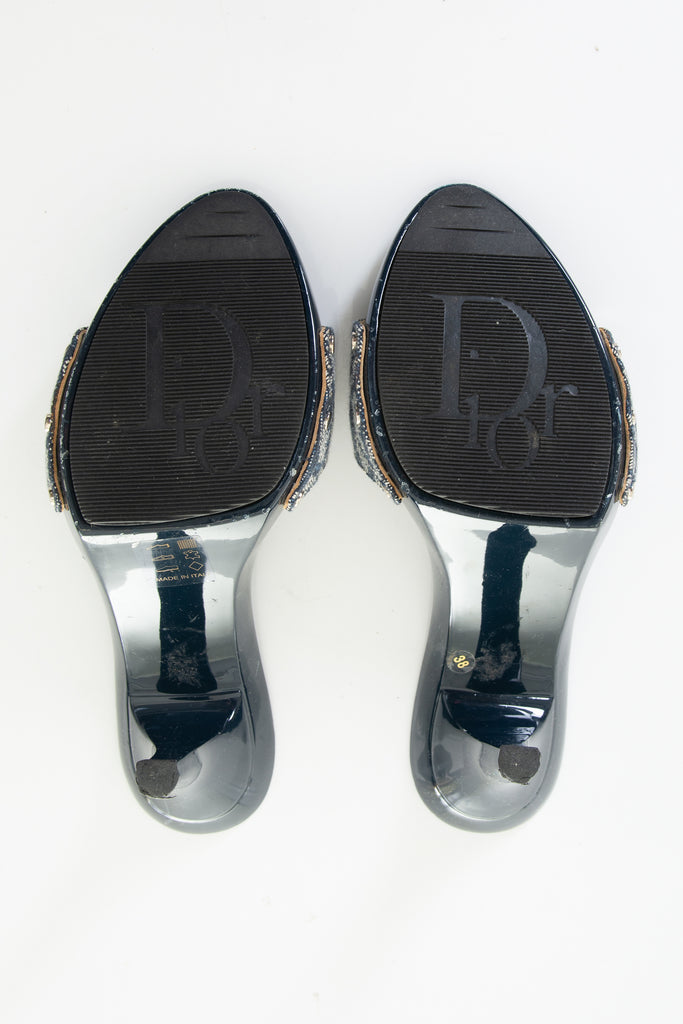 Christian Dior Monogram Heels 38 - irvrsbl