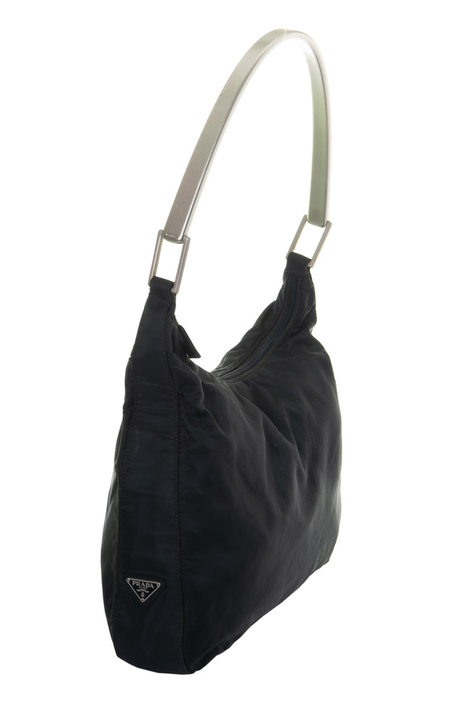 Prada Nylon Bag with Metal Handle - irvrsbl