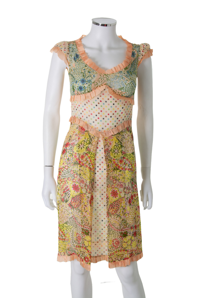 MoschinoRuffle Dress- irvrsbl
