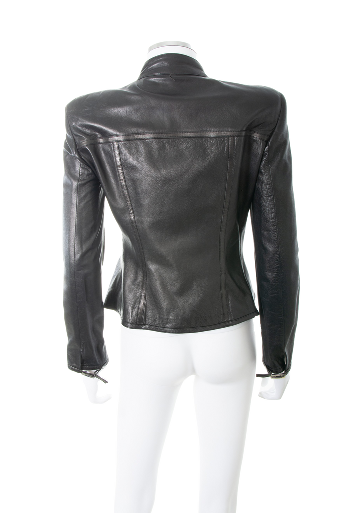Gucci Black Leather Jacket - irvrsbl