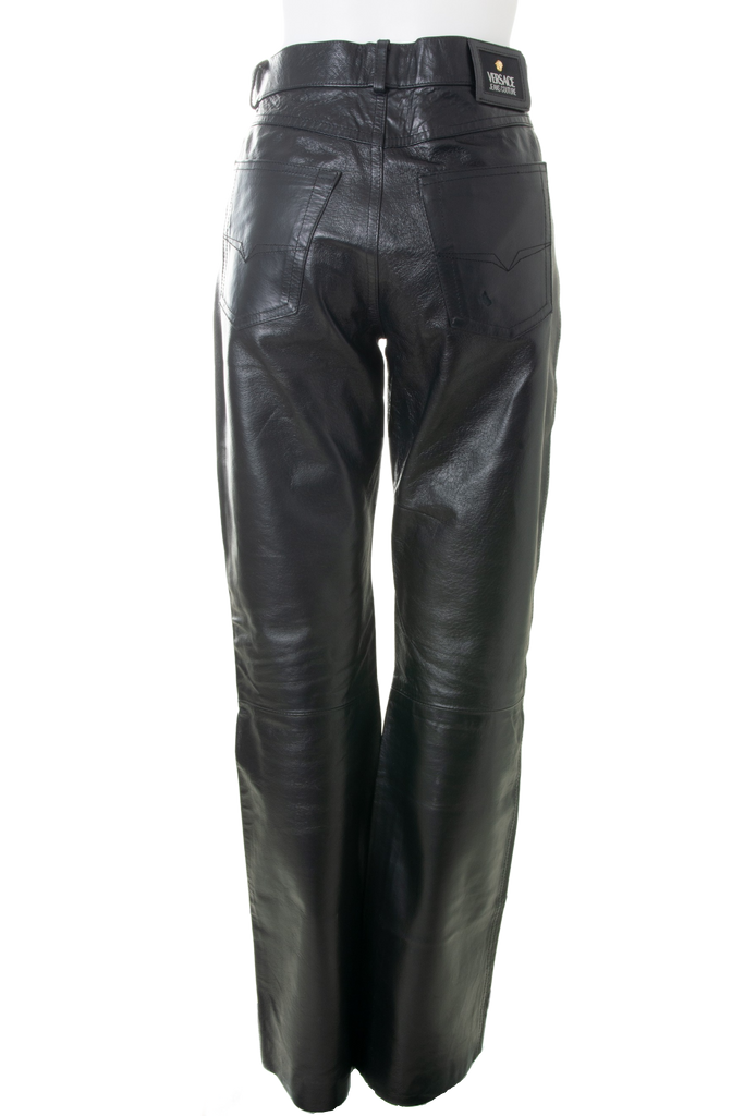 Versace Leather Pants - irvrsbl