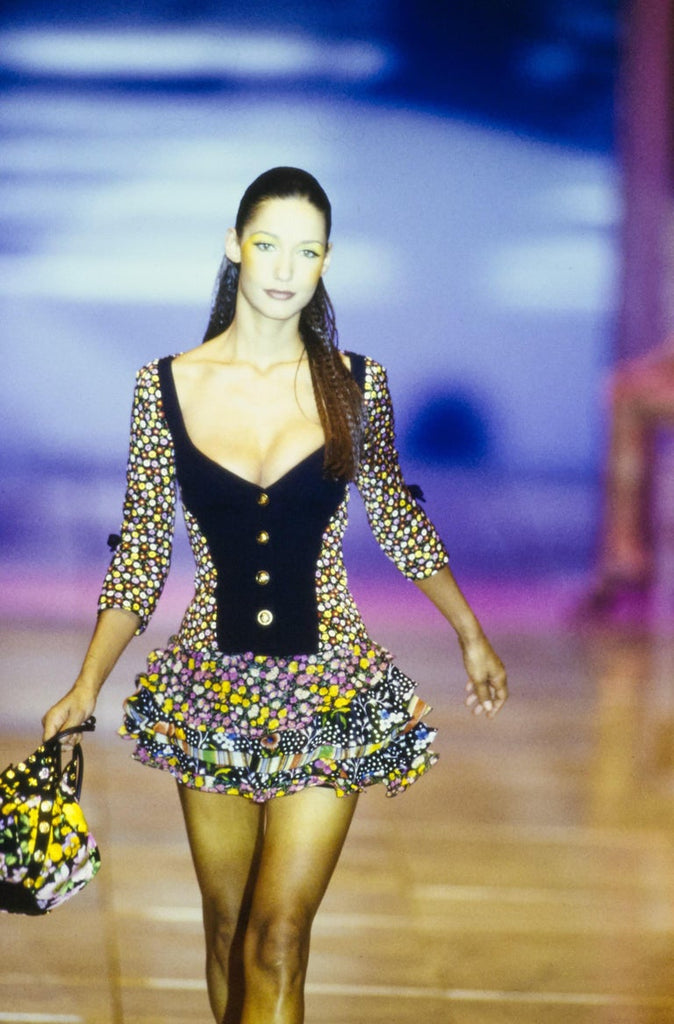 Versace S/S 1993 Miami Collection Ruffle Shorts - irvrsbl