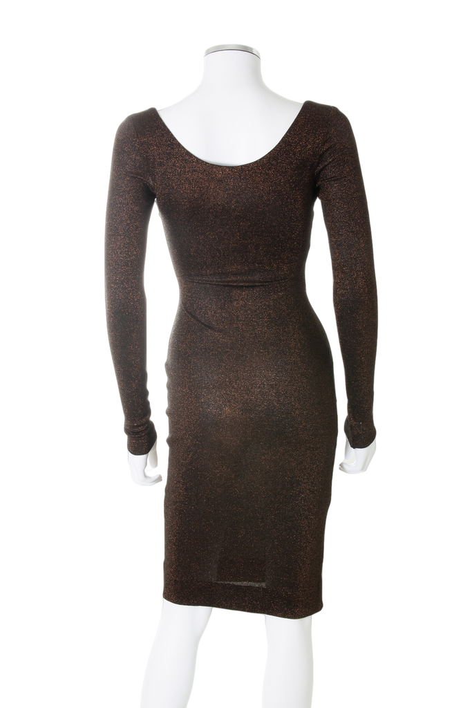 Vivienne Westwood Lurex Midi Dress - irvrsbl