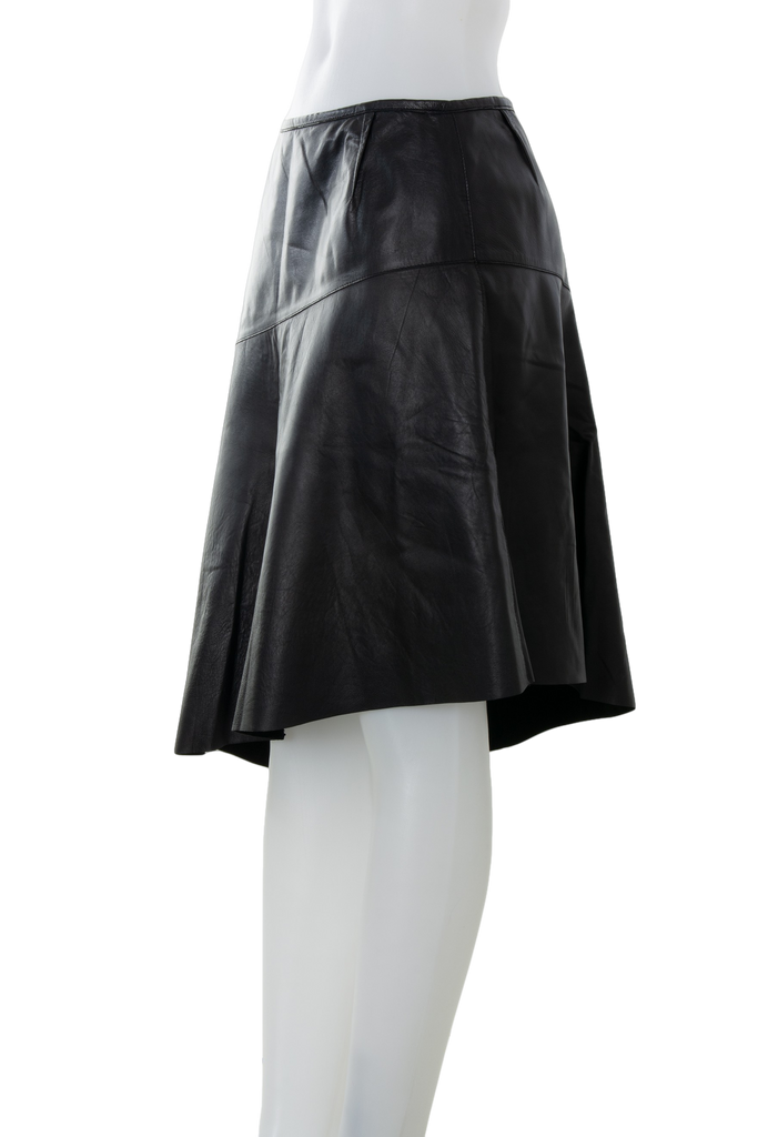 Jean Paul GaultierAsymmetrical Leather Skirt- irvrsbl