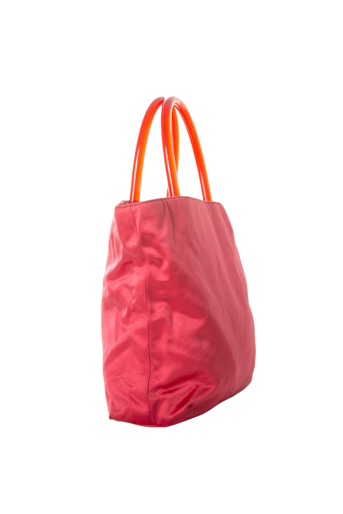 PradaSatin Bag in Pink- irvrsbl