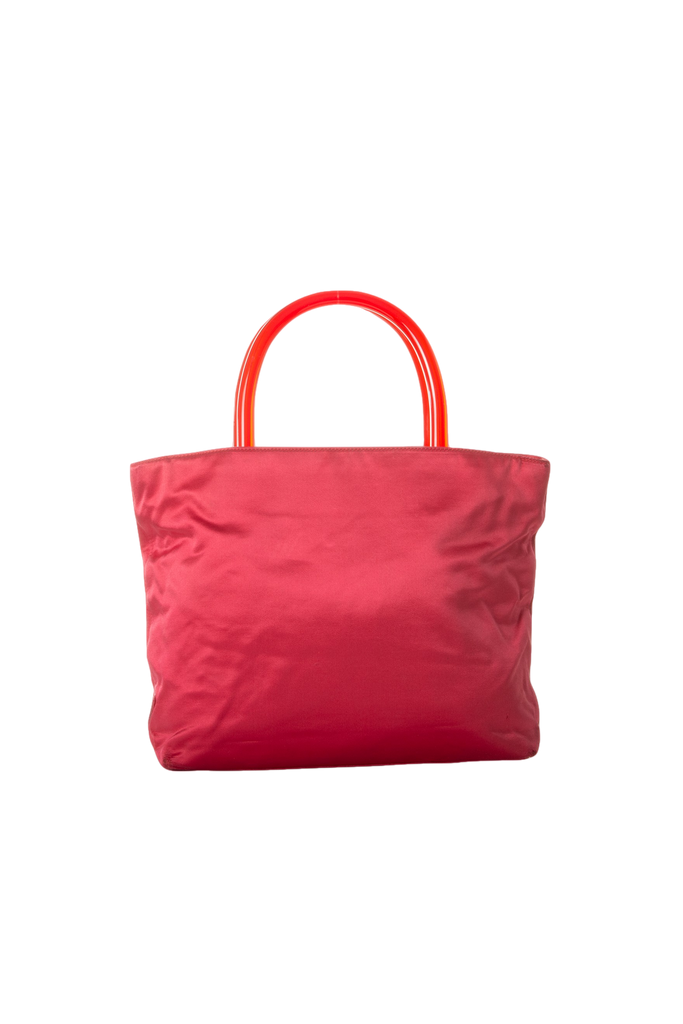 PradaSatin Bag in Pink- irvrsbl
