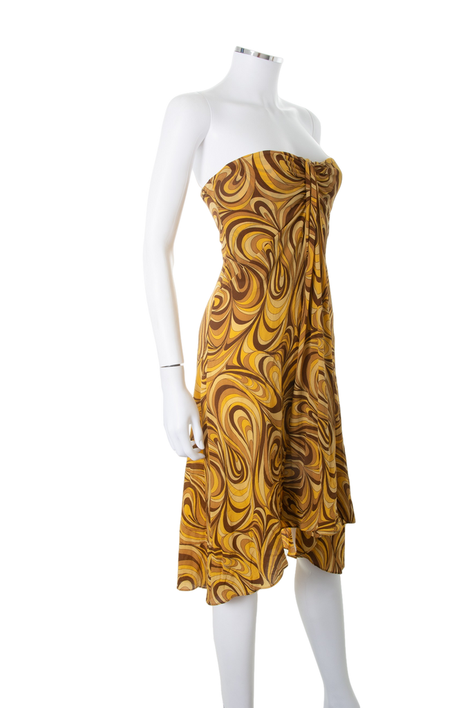 Celine Swirl Print Dress - irvrsbl