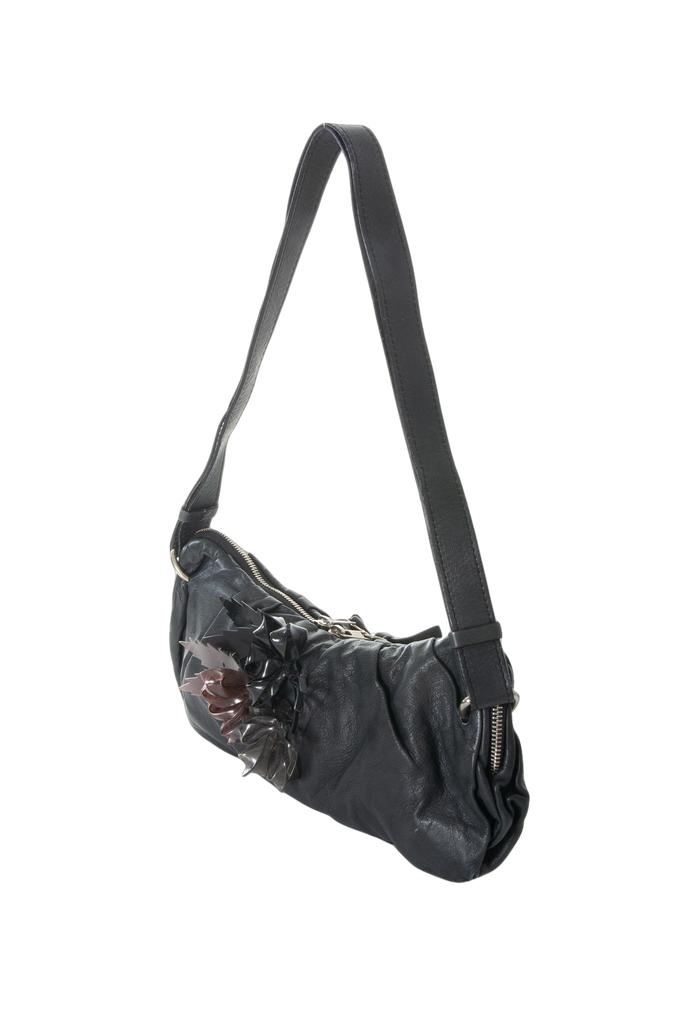 Chloe Floral Bag in Black - irvrsbl