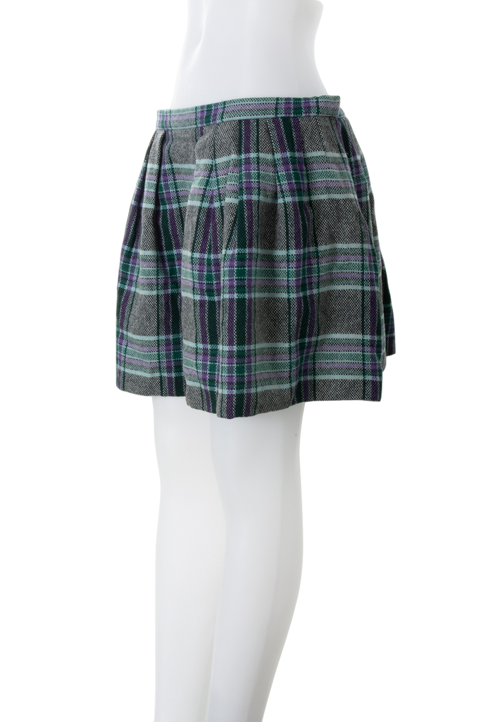 Miu Miu Tartan wool Skirt - irvrsbl