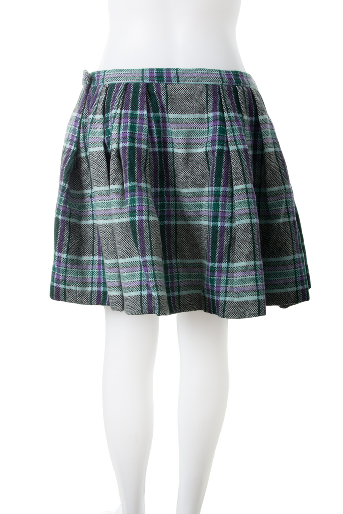 Miu Miu Tartan wool Skirt - irvrsbl